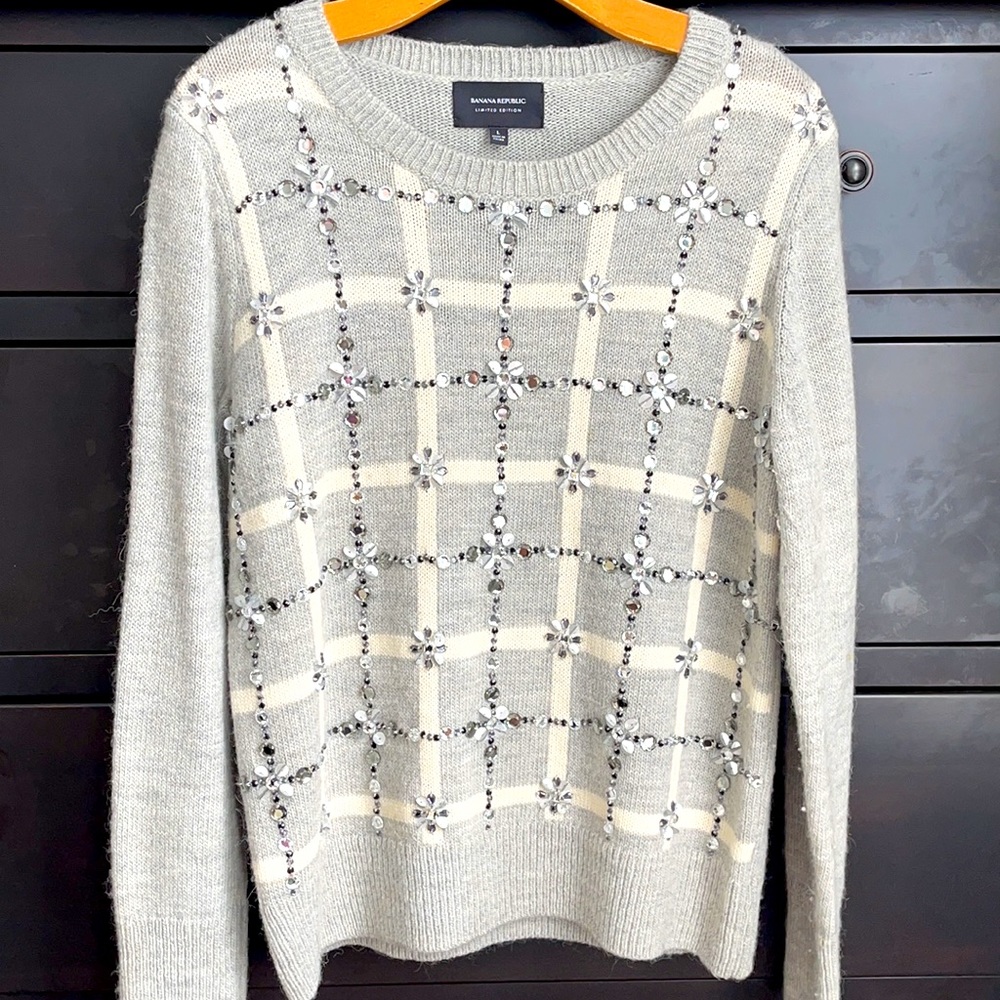Banana Republic Jeweled Sweater
